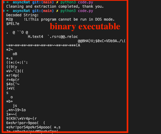 Fig 19: AsyncRat Executable